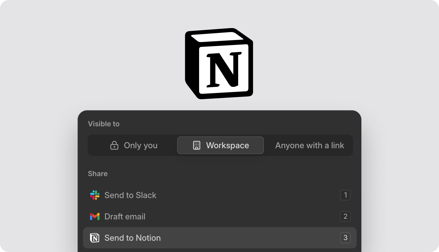 Send to Notion